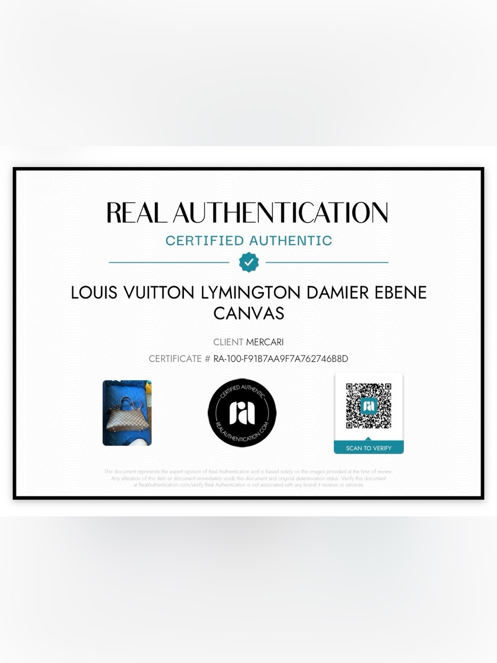 Louis Vuitton Lymington Damier Ebene Canvas - Picture 16 of 16
